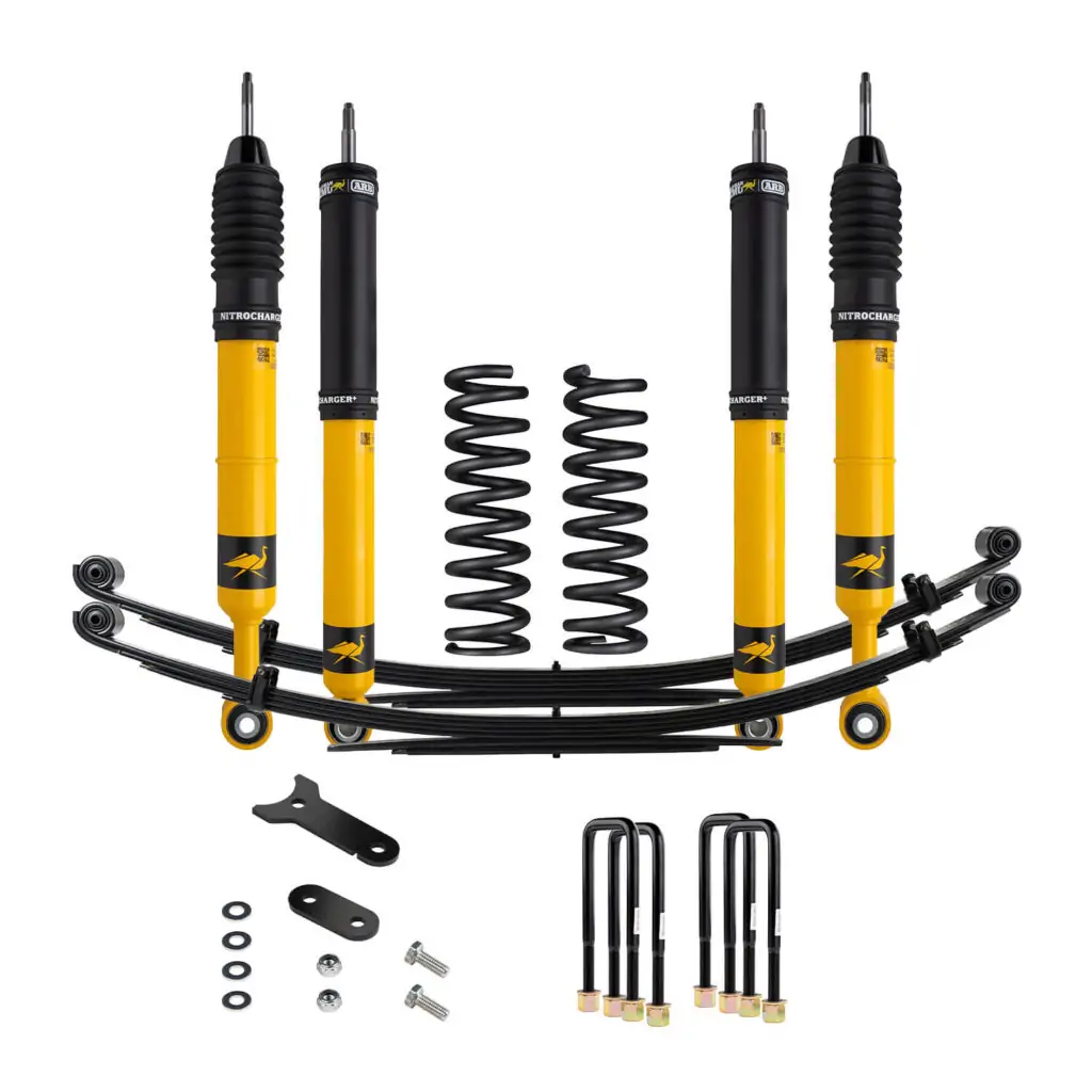 OME-ARB Nitro Plus 2.35 Front Lift-0-330 lb and 2 Rear Lift-0 lb Kit for 2007-2021 Toyota Tundra-3002K